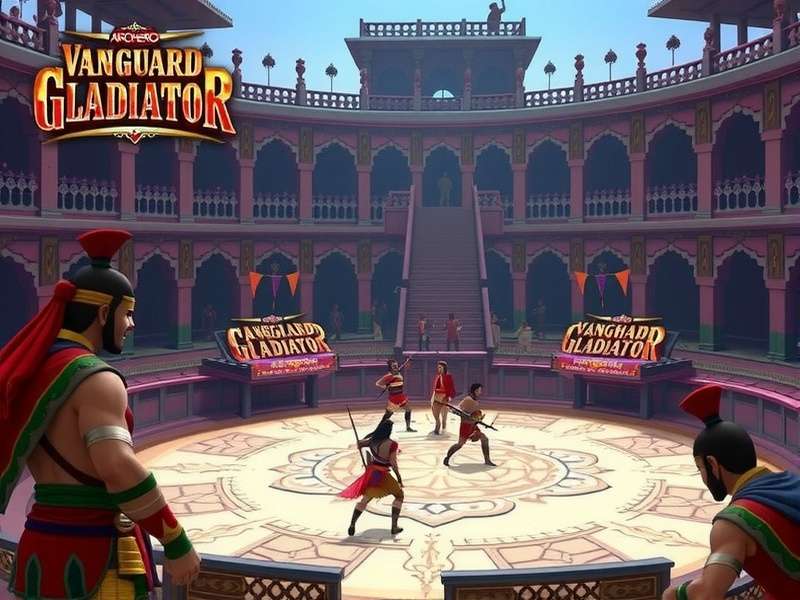 Indian-themed Archero Vanguard Gladiator arena